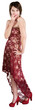 Fascinated Female in Long Dress