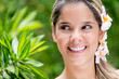 Happy woman at the spa