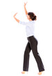 Photo: Business woman lifting something Business woman lifting something