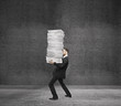 man holding paper
