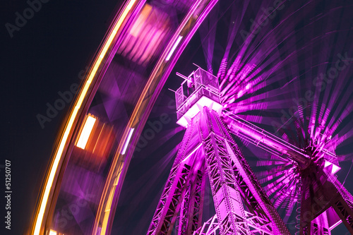 Photo: Wiener Riesenrad, Famous Ferris Wheel in Wien Wiener Riesenrad, Famous Ferris Wheel in Wien