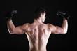 Photo: strong athletic muscle man sports guy showing his muscles strong athletic muscle man sports guy showing his muscles
