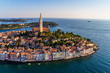 Aerial shoot of Rovinj, Croatia