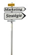 panneau business marketing stratégie réussite