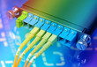 Photo: fiber Network Server fiber Network Server