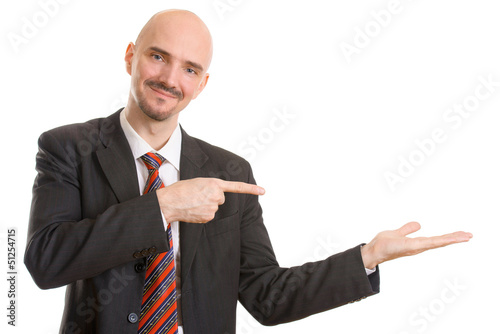 Photo: Man präsentiert Man präsentiert