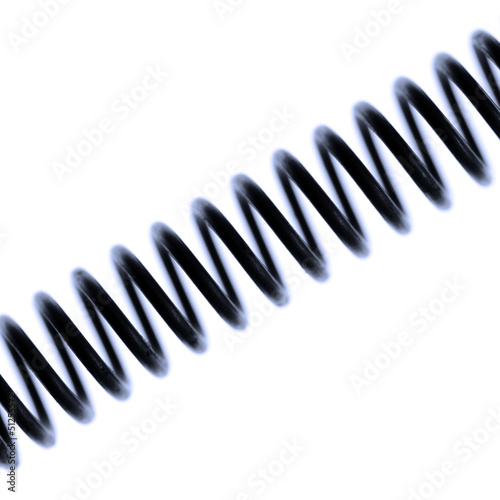 Photo: Spring coil silhouette Spring coil silhouette