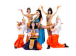 Photo: dancers dressed in Egyptian costumes posing dancers dressed in Egyptian costumes posing