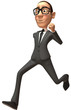Fun businessman