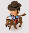 Bandit riding horse