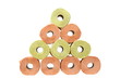pyramid of toilet paper