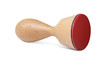 Blank round wooden stamp