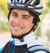 Happy Young Male Cyclist