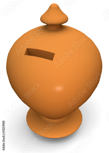 Illustration: COIN BANK - 3D COIN BANK - 3D