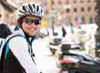 Happy Young Male Cyclist