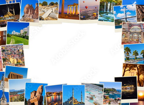 Photo: Frame made of Turkey travel images Frame made of Turkey travel images