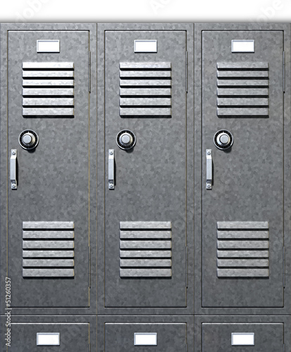 Photo: Grey School Lockers Front Grey School Lockers Front