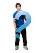 Young Man Holding Question Mark