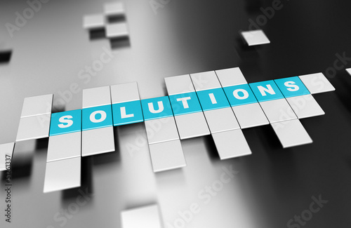 Illustration: Building Solutions, Innovative Business Ideas Building Solutions, Innovative Business Ideas