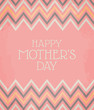 Chevron Pattern Mother's Day Card