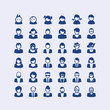 Set of avatar icons Set of avatar icons