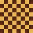 Wooden realistic chessboard vector background