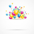 illustration ballons/fête