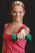 Foto: Woman with Dumbbell Woman with Dumbbell