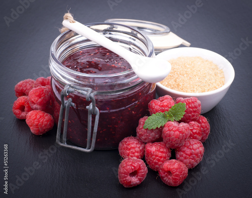 Photo: Raspberry jam Raspberry jam
