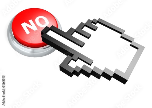 Illustration: No button with hand cursor No button with hand cursor
