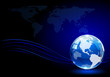 Earth and map