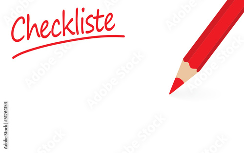 Vector: Checkliste Checkliste