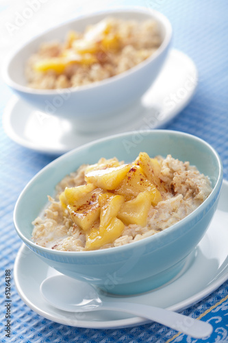 Photo: cereal with caramelized apple cereal with caramelized apple