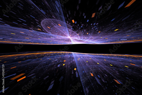 Illustration: Abstract techno background Abstract techno background