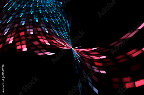 Illustration: Abstract techno background Abstract techno background