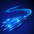 Super Fast Fibre Optic. Vector illustration