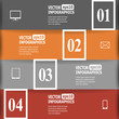 Abstract paper infografics