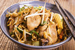 gebratene nudeln mit hähnchen