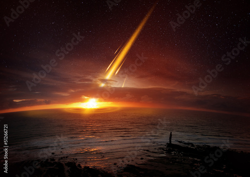 Illustration: Earth Extinction Event Earth Extinction Event