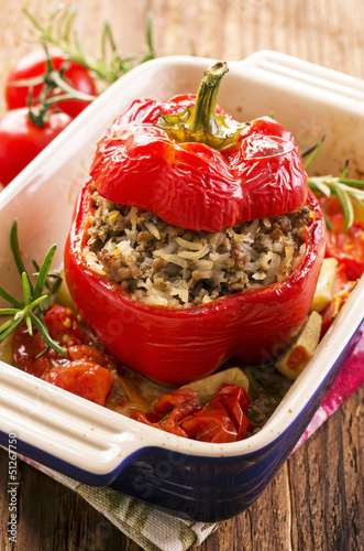 Photo: Paprika gefüllt mit Hackfleisch Paprika gefüllt mit Hackfleisch