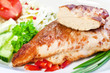 Putenschnitzel mit Salat
