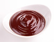 bowl of chocolate sauce