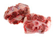 Photo: Fresh Raw Oxtail isolated on a white background Fresh Raw Oxtail isolated on a white background