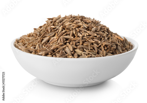 Photo: Cumin in plate Cumin in plate