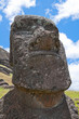 Moai at Rano Raraku volcano, Easter island (Chile)