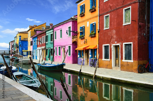 Photo: Burano village near Venise Burano village near Venise