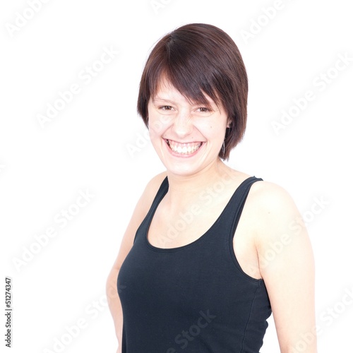 Photo: Young laughing teenager Young laughing teenager