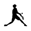 Vektor: Tennisspieler Tennisspieler