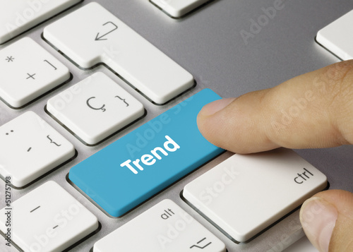 Photo: Trend keyboard key finger Trend keyboard key finger