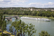 Flusskreuzfahrt auf der Rhone in Avignon,Frankreich